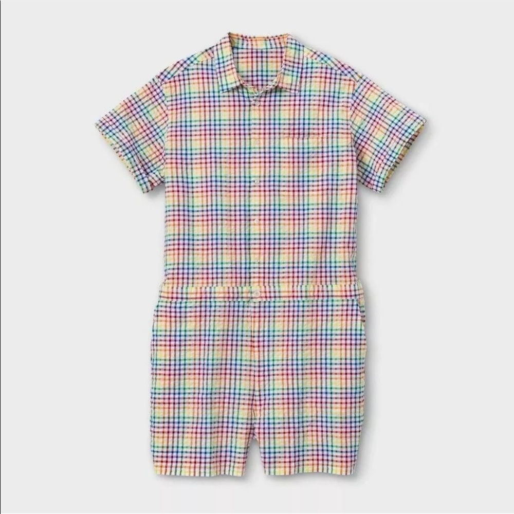Target Ltd. Ed. 🌈 Seersucker Romper (Unisex), TakePride 2019 Collection